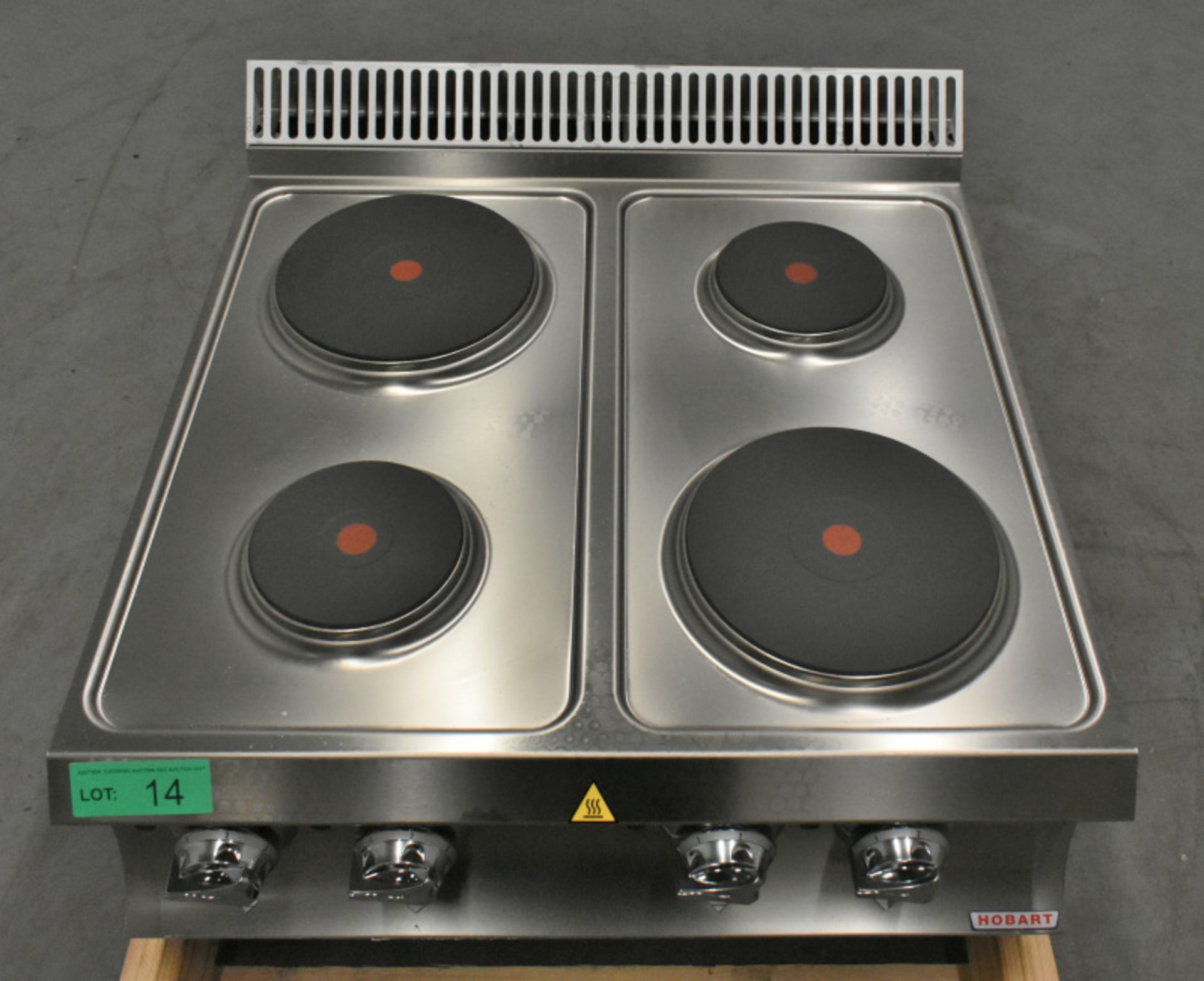 Hobart Electric 4 Round Plate Hob Top - Model HCSE477 - Image 7 of 8