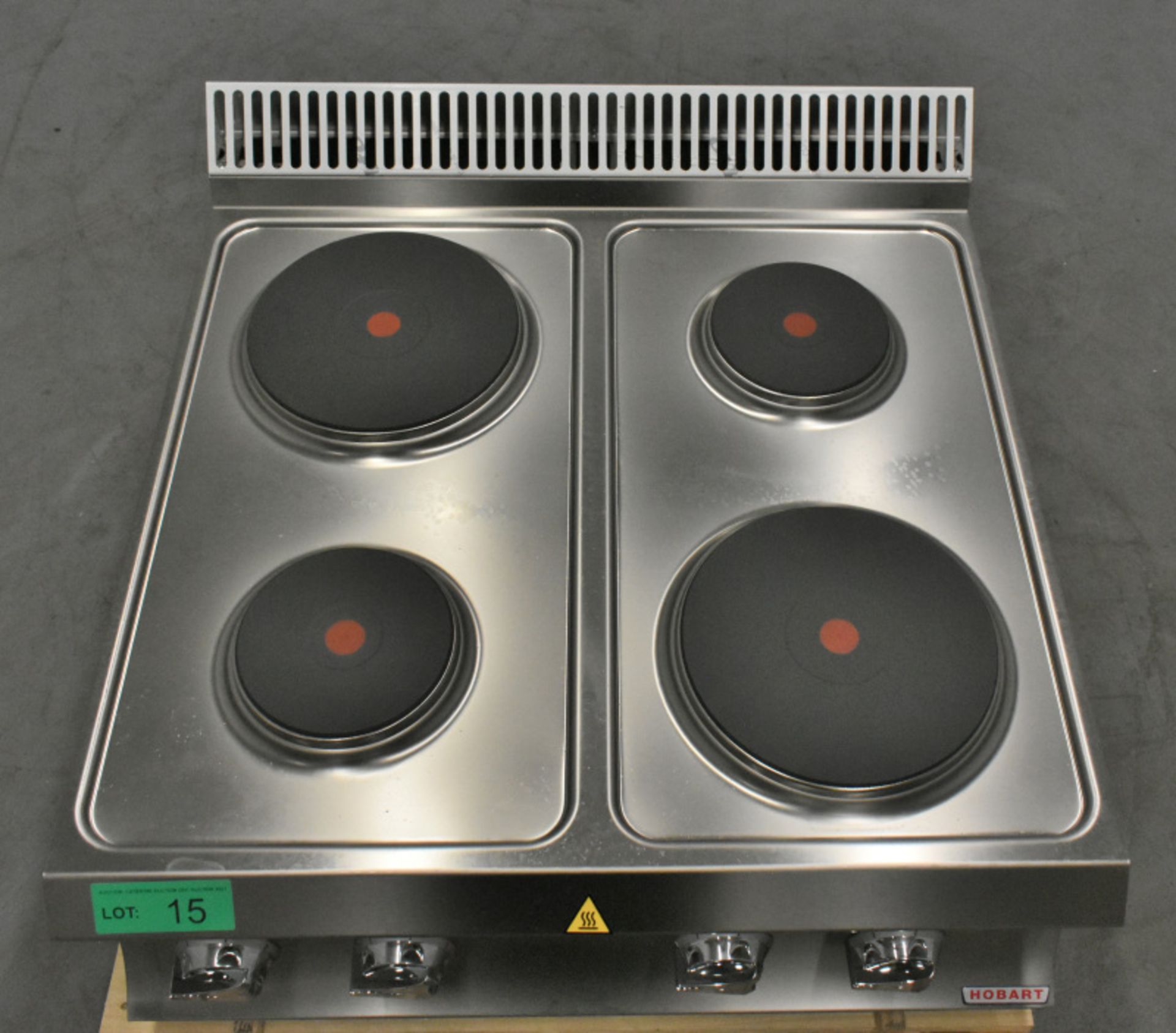 Hobart Electric 4 Round Plate Hob Top - Model HCSE477 - Image 6 of 7