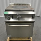 Hobart Gas Oven with Solid Top plate - Model HCSGTF77