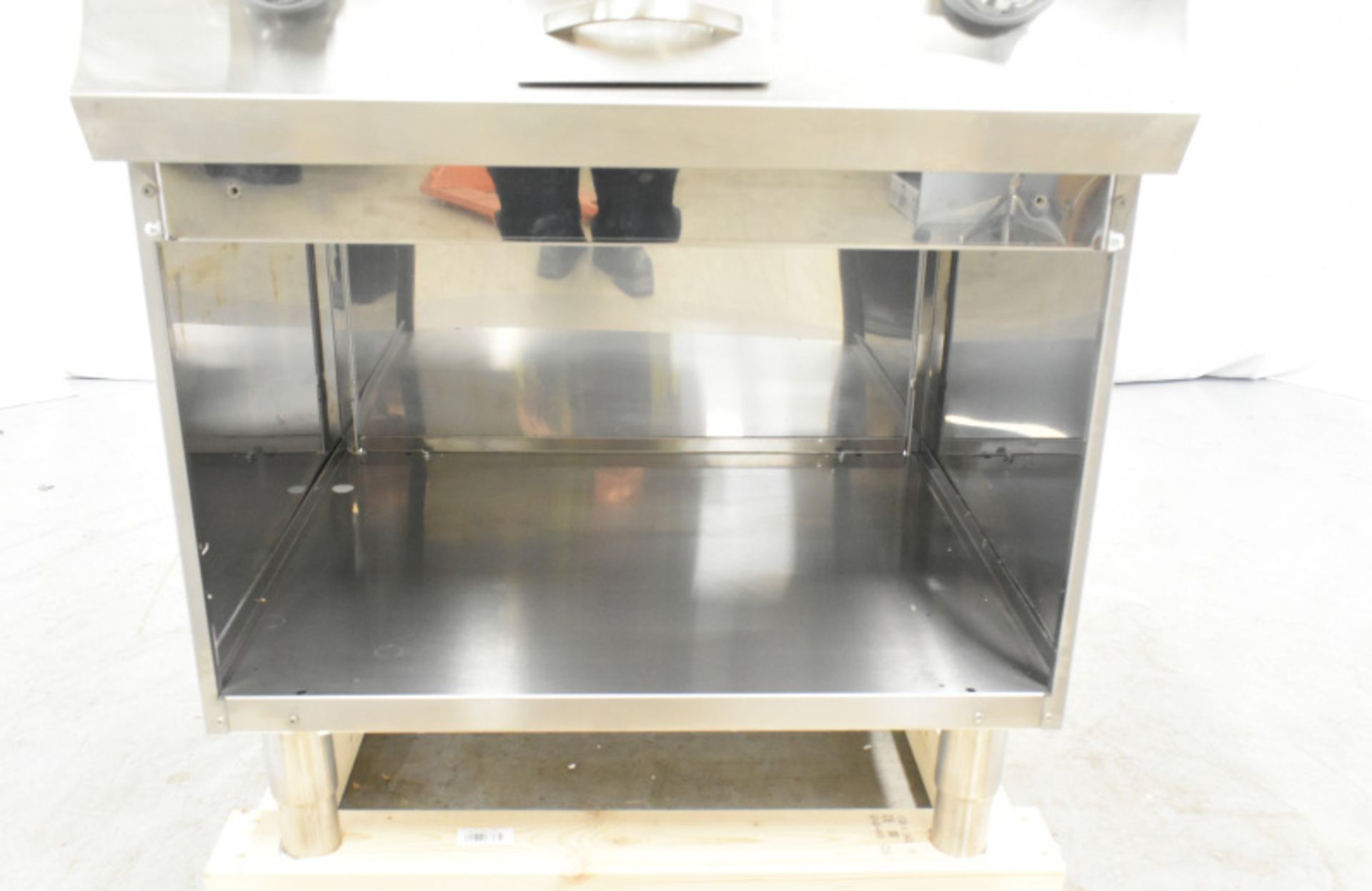 Hobart Electric Smooth Fryer Top on Open Cupboard - Model HCSEFT777L - Image 2 of 8