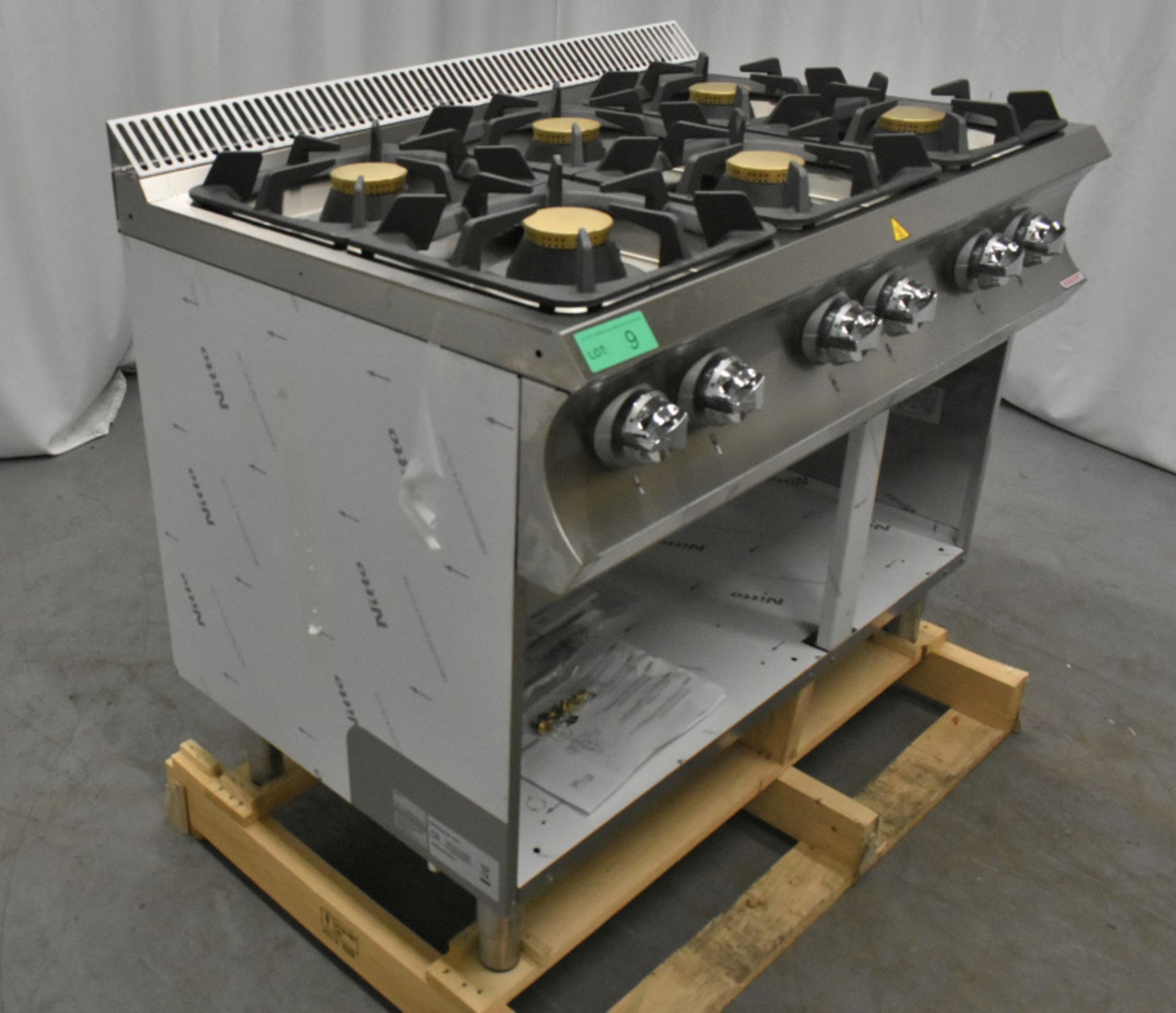 Hobart 6 Gas Burner Unit on Open Cupboard - Model HCSG6A77XL - Image 5 of 9