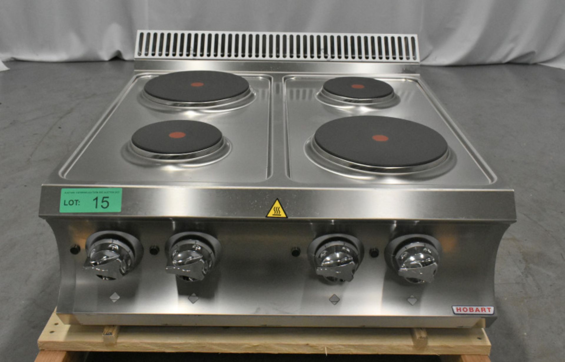 Hobart Electric 4 Round Plate Hob Top - Model HCSE477