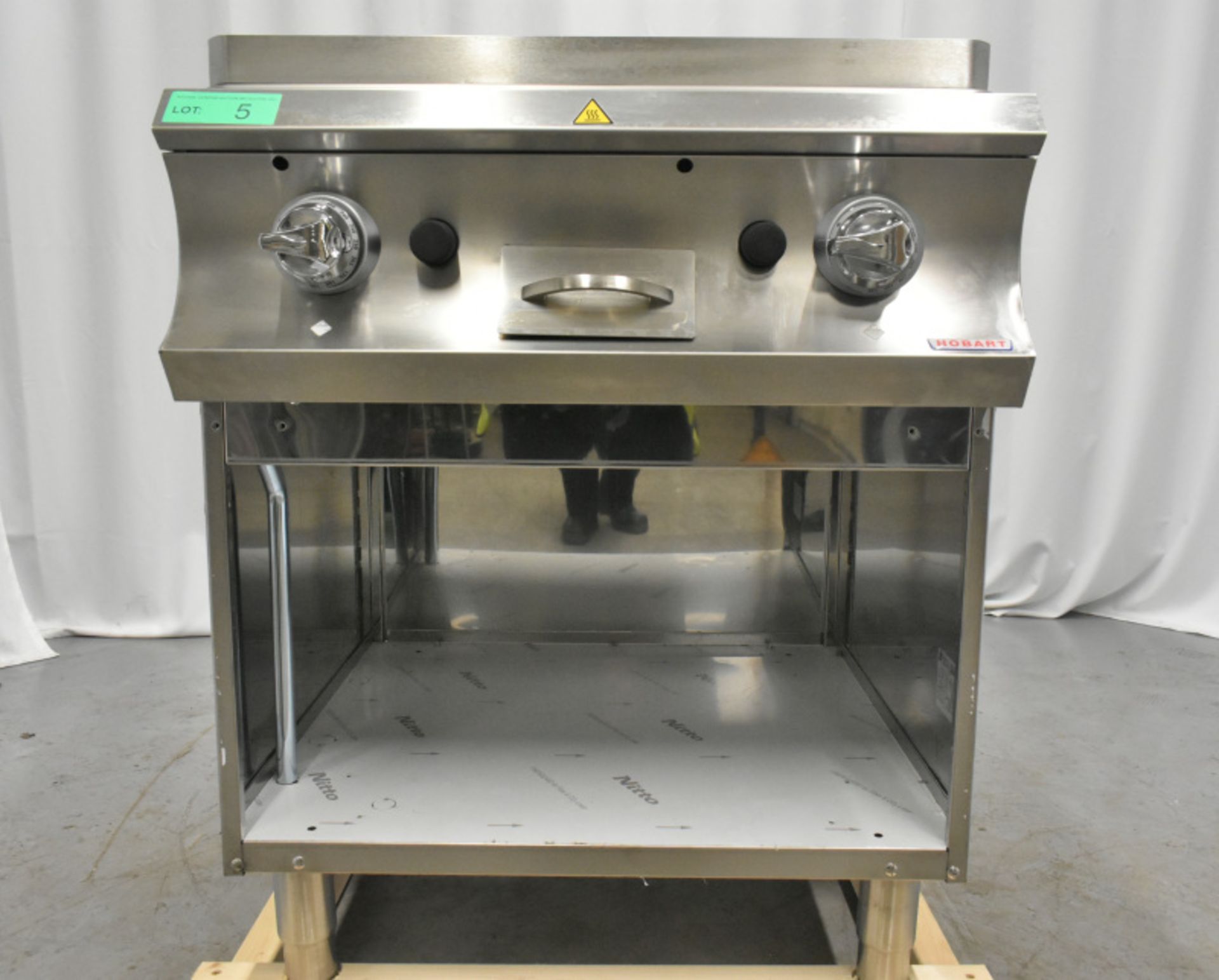 Hobart Double Gas Griddle on Open Cupboard - Model HCSGFTA777L - Image 2 of 7