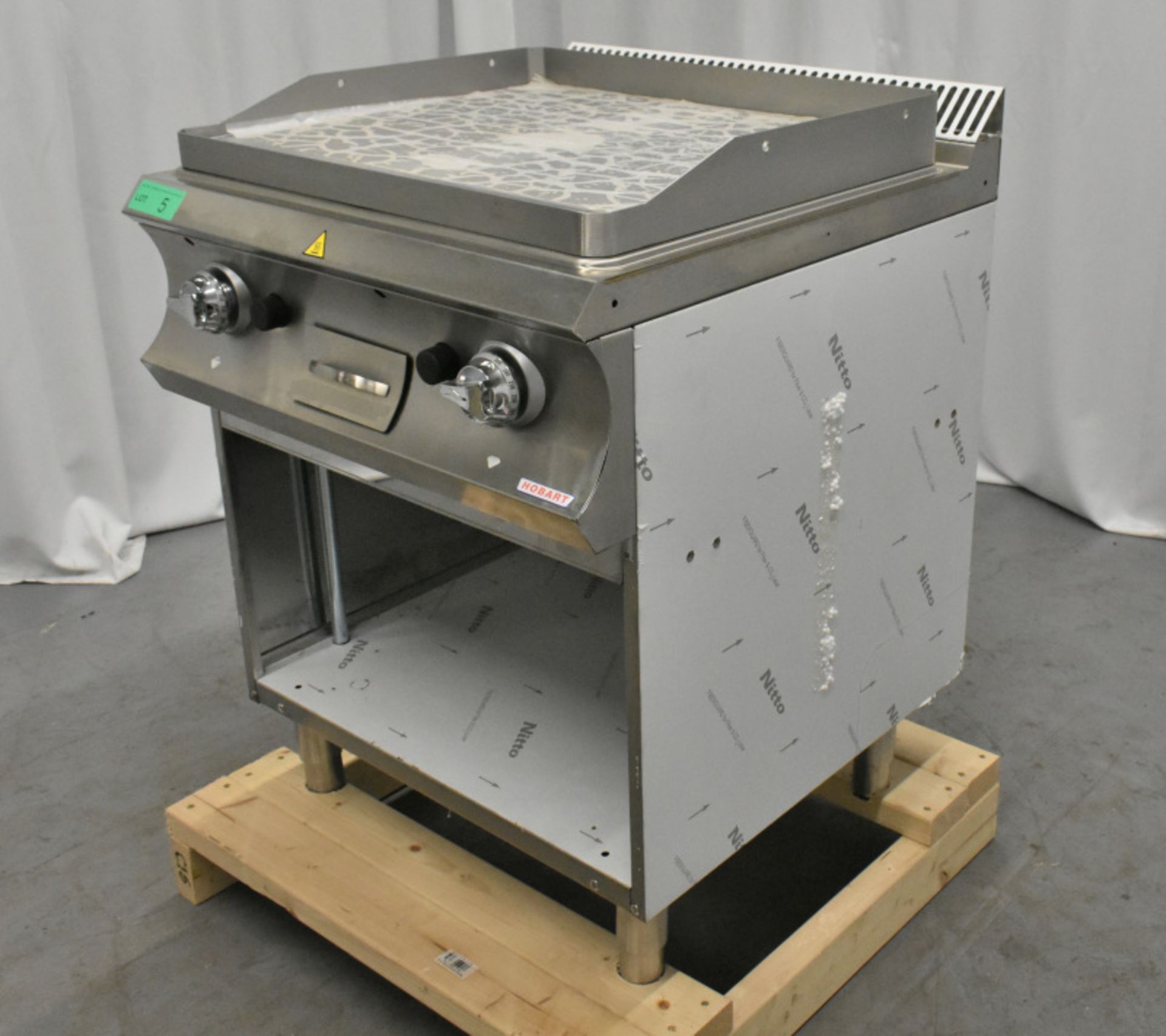 Hobart Double Gas Griddle on Open Cupboard - Model HCSGFTA777L - Image 3 of 7