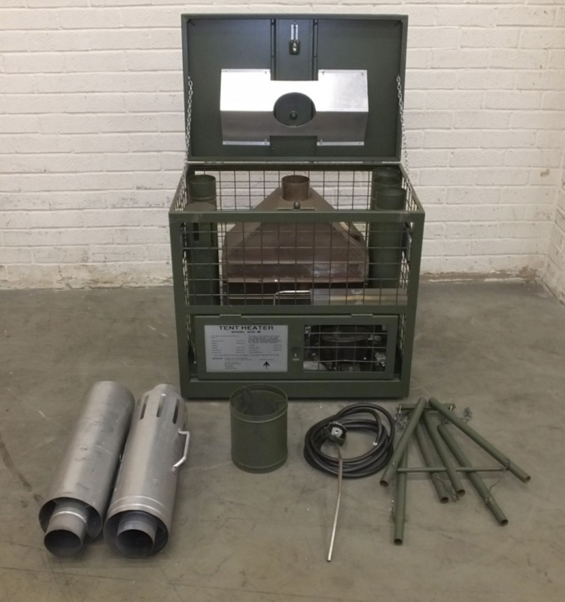 HotBox Heaters Tent Heater GHS III - NSN 4520-99-130-6045 Output - 5-15kW, Ex-MOD specific