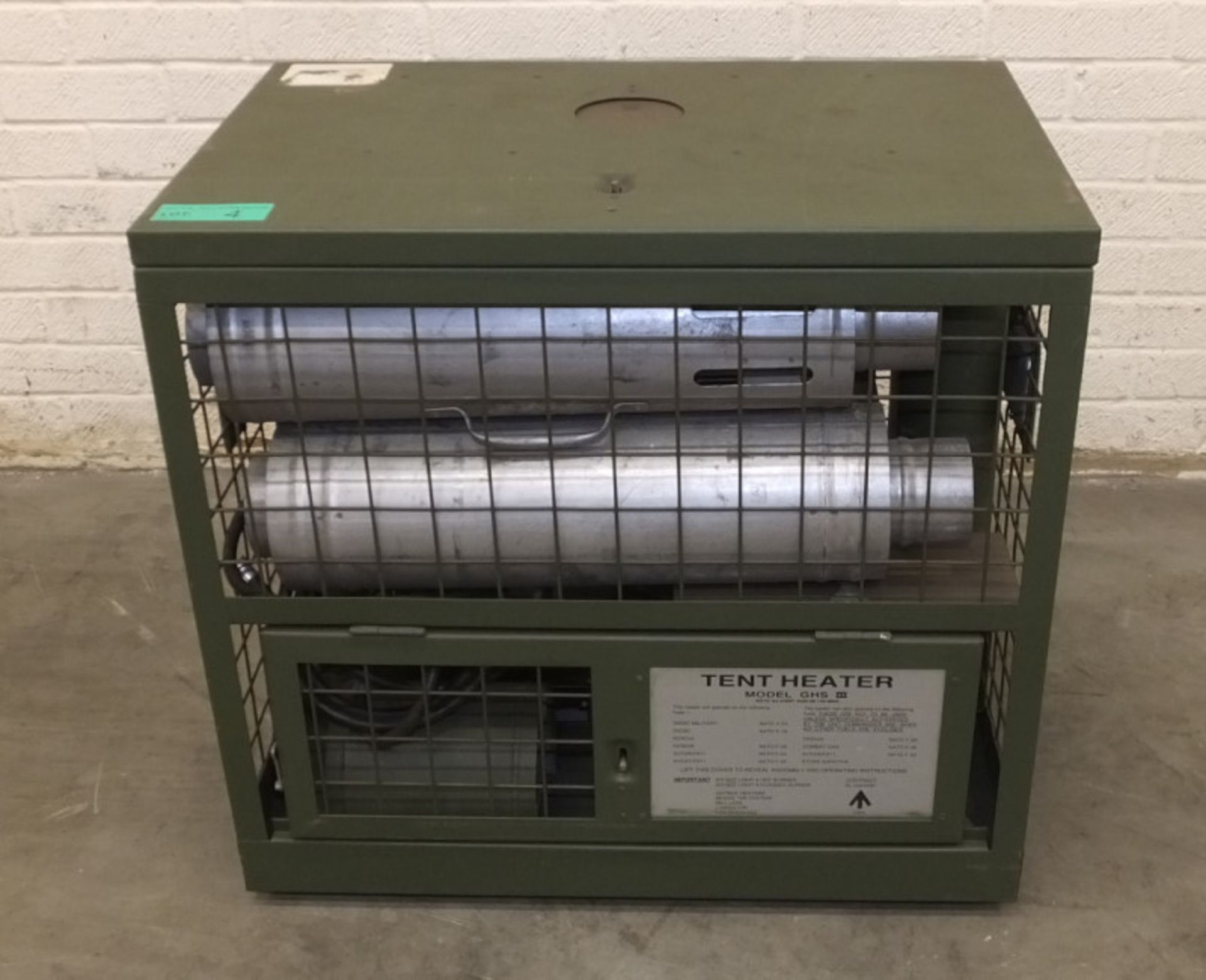 HotBox Heaters Tent Heater GHS III - NSN 4520-99-130-6045 Output - 5-15kW, Ex-MOD specific - Image 10 of 12