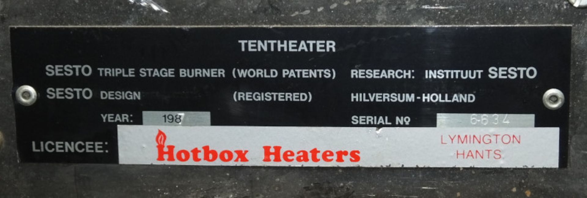 HotBox Heaters Tent Heater GHS III - NSN 4520-99-130-6045 Output - 5-15kW, Ex-MOD specific - Image 9 of 13