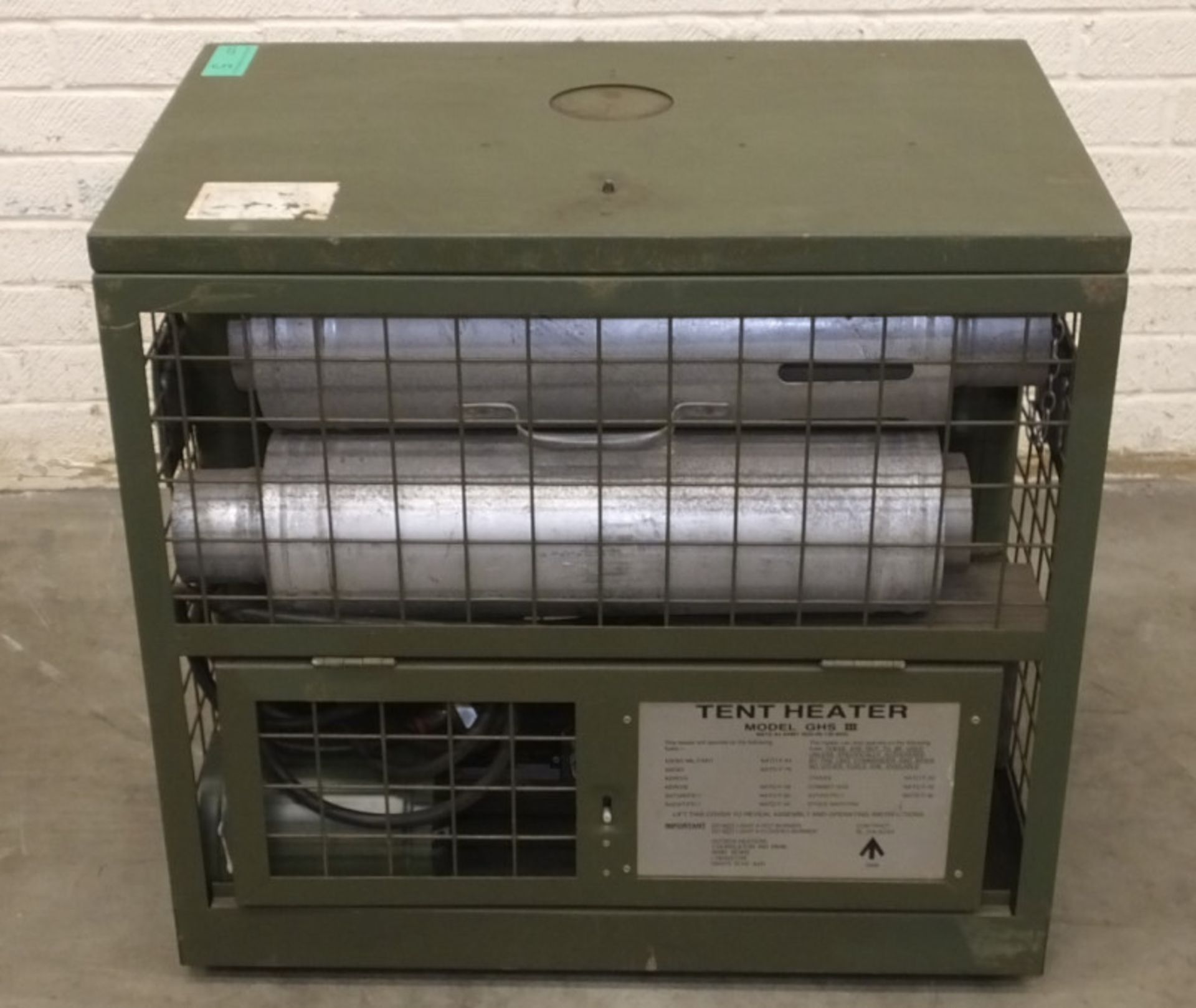 HotBox Heaters Tent Heater GHS III - NSN 4520-99-130-6045 Output - 5-15kW, Ex-MOD specific - Image 10 of 12