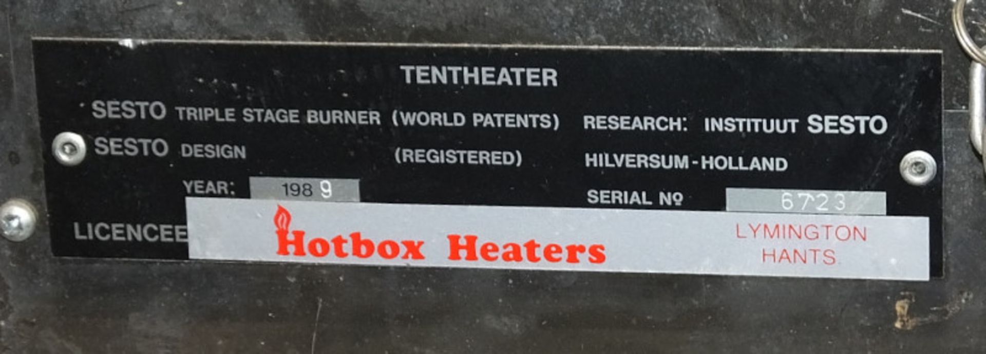 HotBox Heaters Tent Heater GHS III - NSN 4520-99-130-6045 Output - 5-15kW, Ex-MOD specific - Image 7 of 11