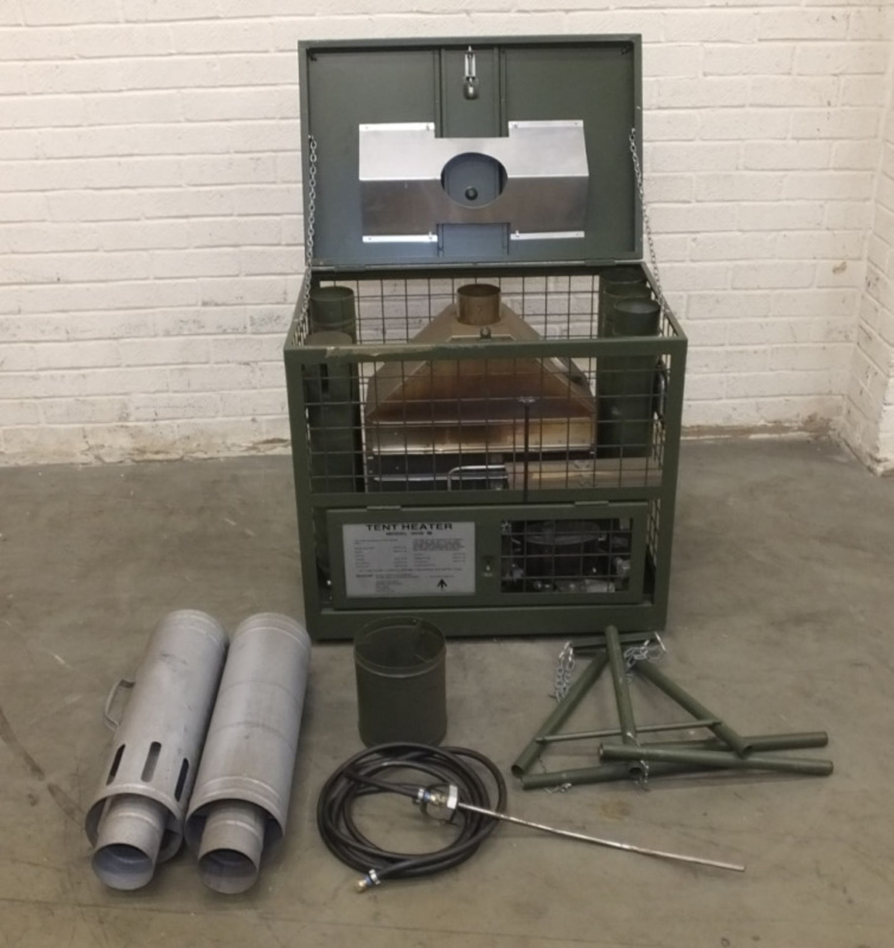 HotBox Heaters Tent Heater GHS III - NSN 4520-99-130-6045 Output - 5-15kW, Ex-MOD specific