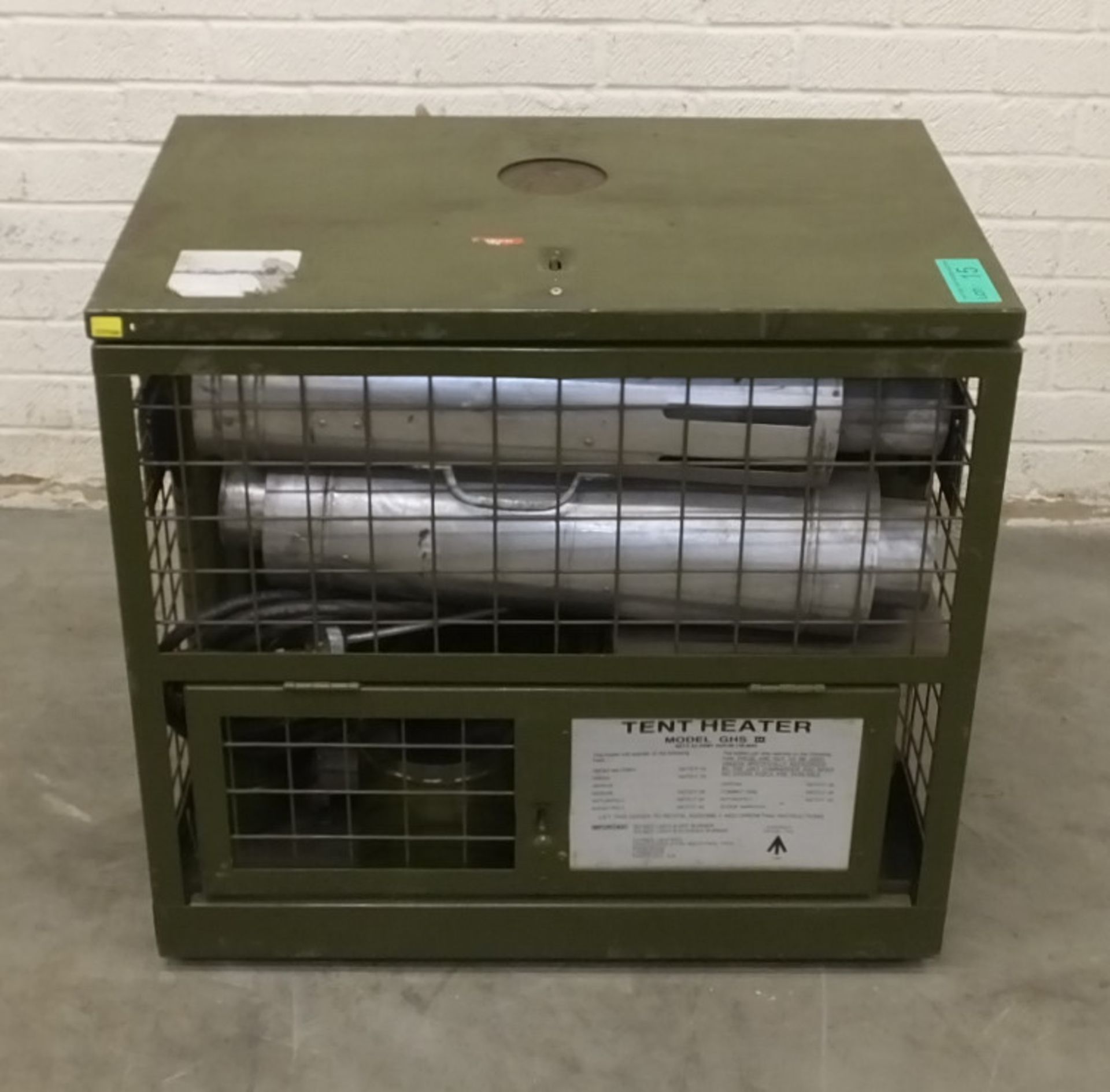 HotBox Heaters Tent Heater GHS III - NSN 4520-99-130-6045 Output - 5-15kW, Ex-MOD specific - Image 8 of 10