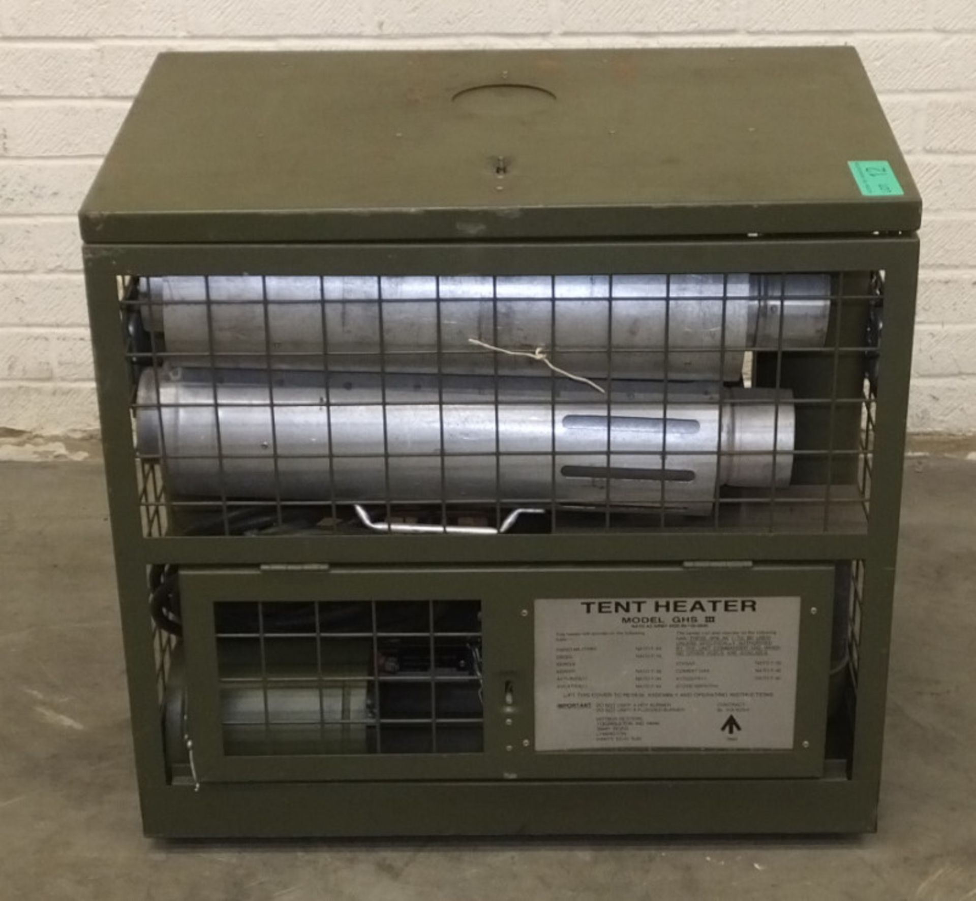 HotBox Heaters Tent Heater GHS III - NSN 4520-99-130-6045 Output - 5-15kW, Ex-MOD specific - Image 9 of 11