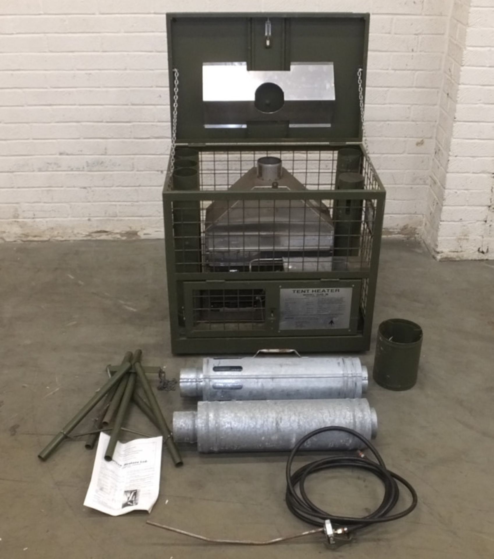 HotBox Heaters Tent Heater GHS III - NSN 4520-99-130-6045 Output - 5-15kW, Ex-MOD specific