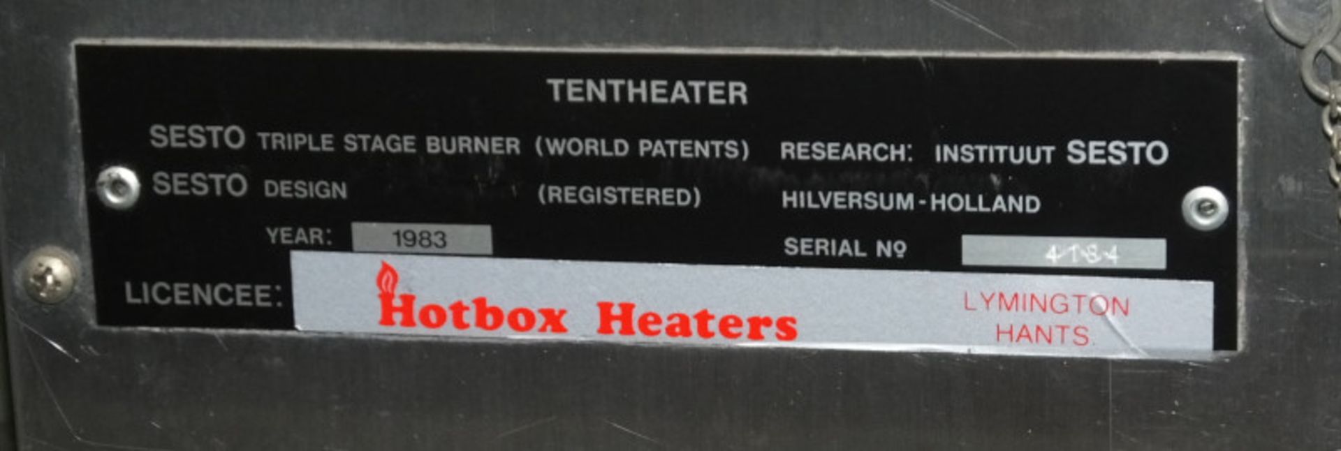 HotBox Heaters Tent Heater GHS III - NSN 4520-99-130-6045 Output - 5-15kW, Ex-MOD specific - Image 7 of 11