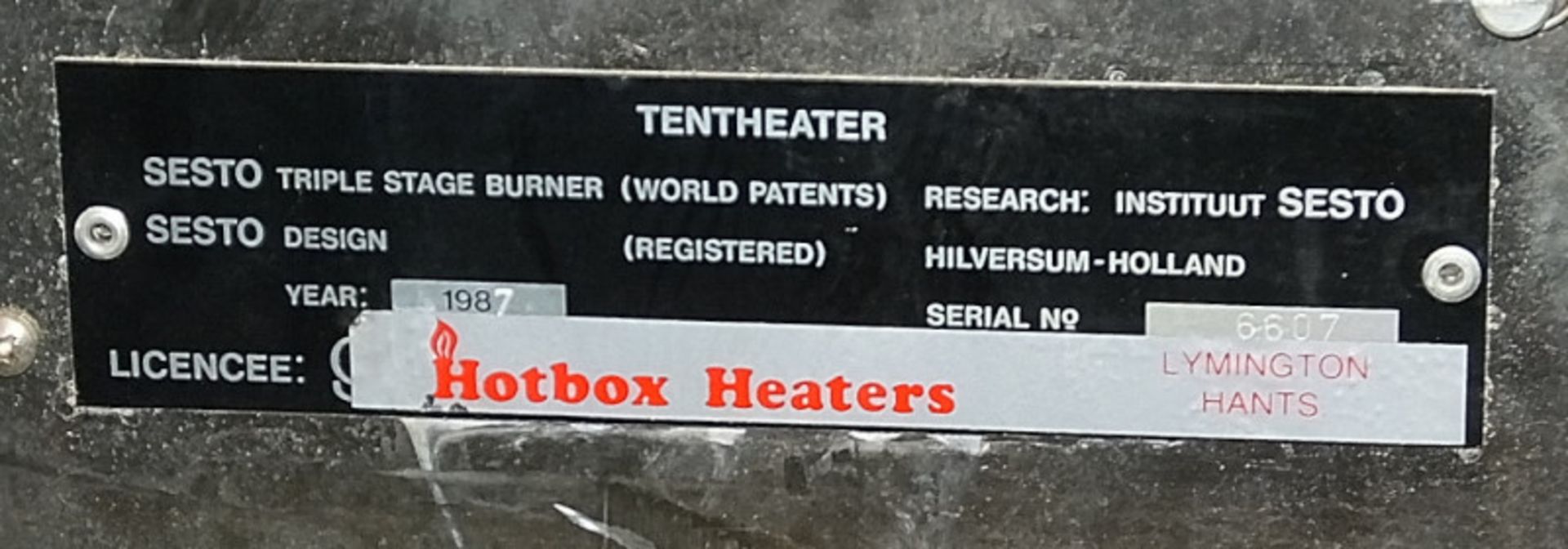 HotBox Heaters Tent Heater GHS III - NSN 4520-99-130-6045 Output - 5-15kW, Ex-MOD specific - Image 7 of 11