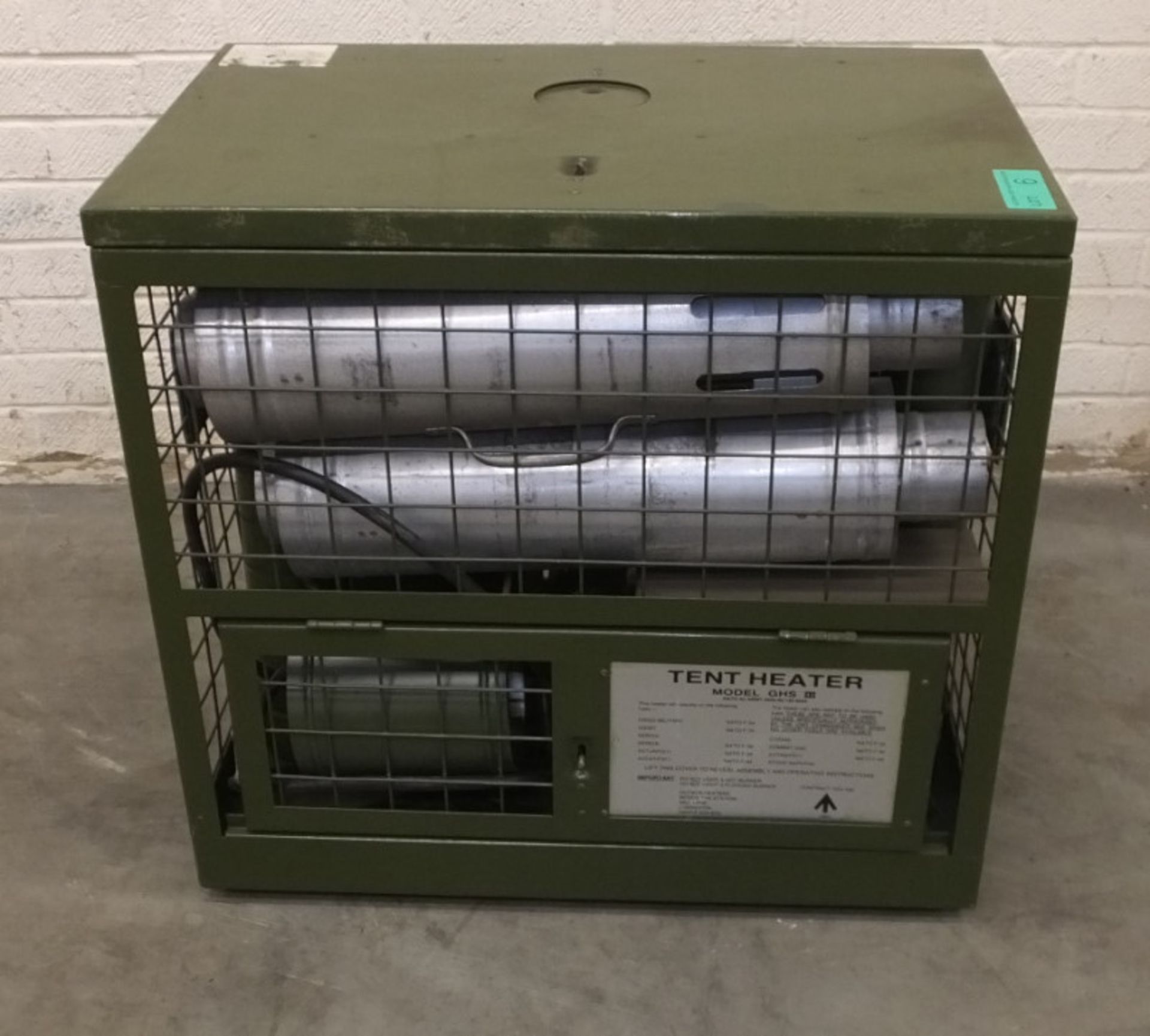 HotBox Heaters Tent Heater GHS III - NSN 4520-99-130-6045 Output - 5-15kW, Ex-MOD specific - Image 8 of 10