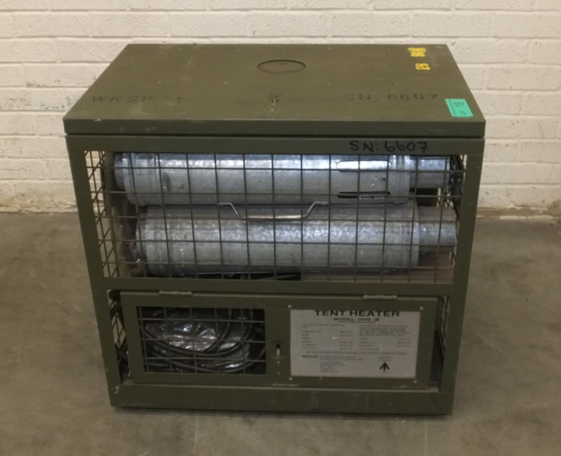 HotBox Heaters Tent Heater GHS III - NSN 4520-99-130-6045 Output - 5-15kW, Ex-MOD specific - Image 9 of 11