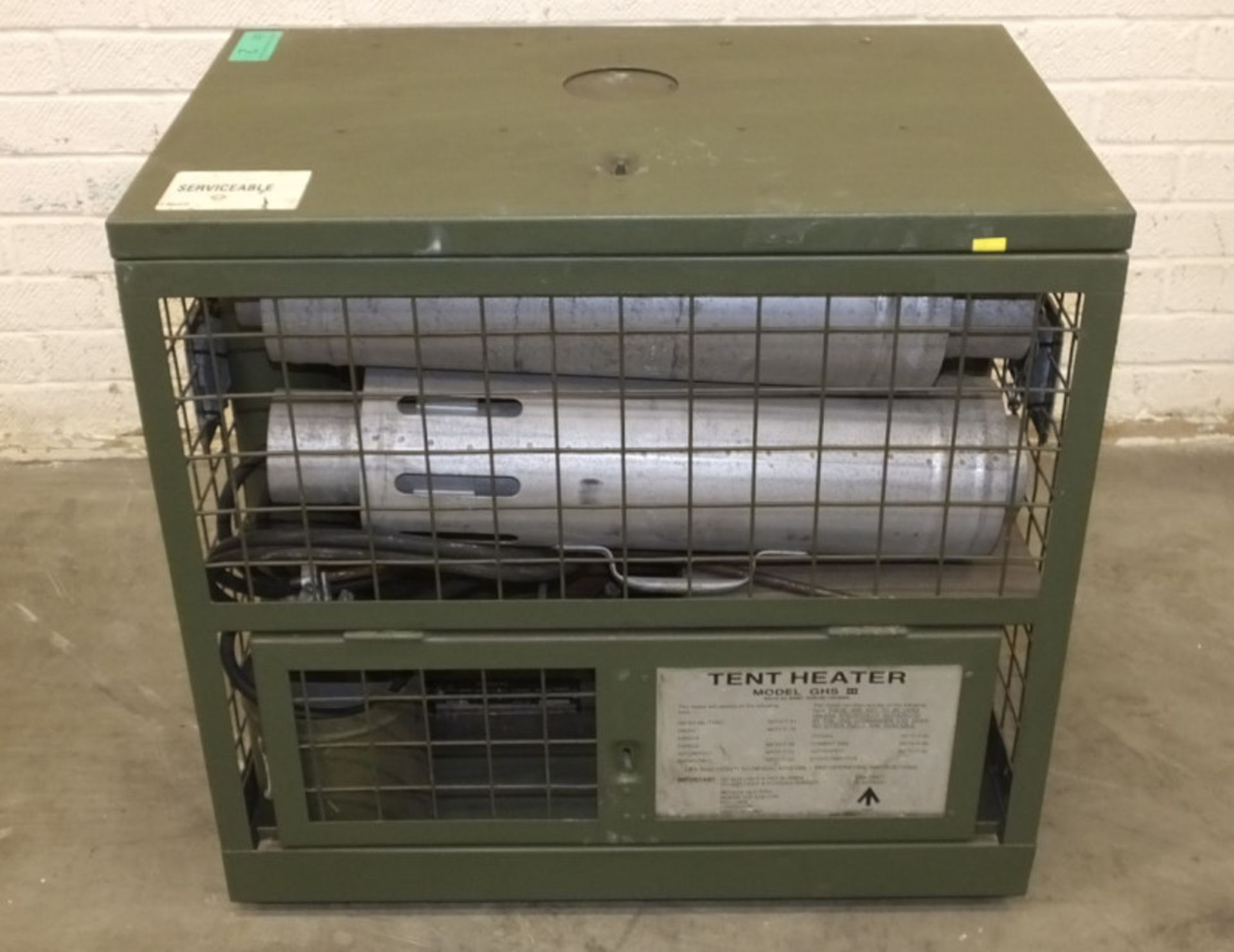 HotBox Heaters Tent Heater GHS III - NSN 4520-99-130-6045 Output - 5-15kW, Ex-MOD specific - Image 10 of 12