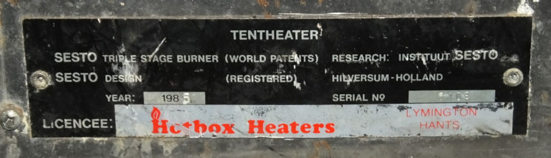HotBox Heaters Tent Heater GHS III - NSN 4520-99-130-6045 Output - 5-15kW, Ex-MOD specific - Image 8 of 12