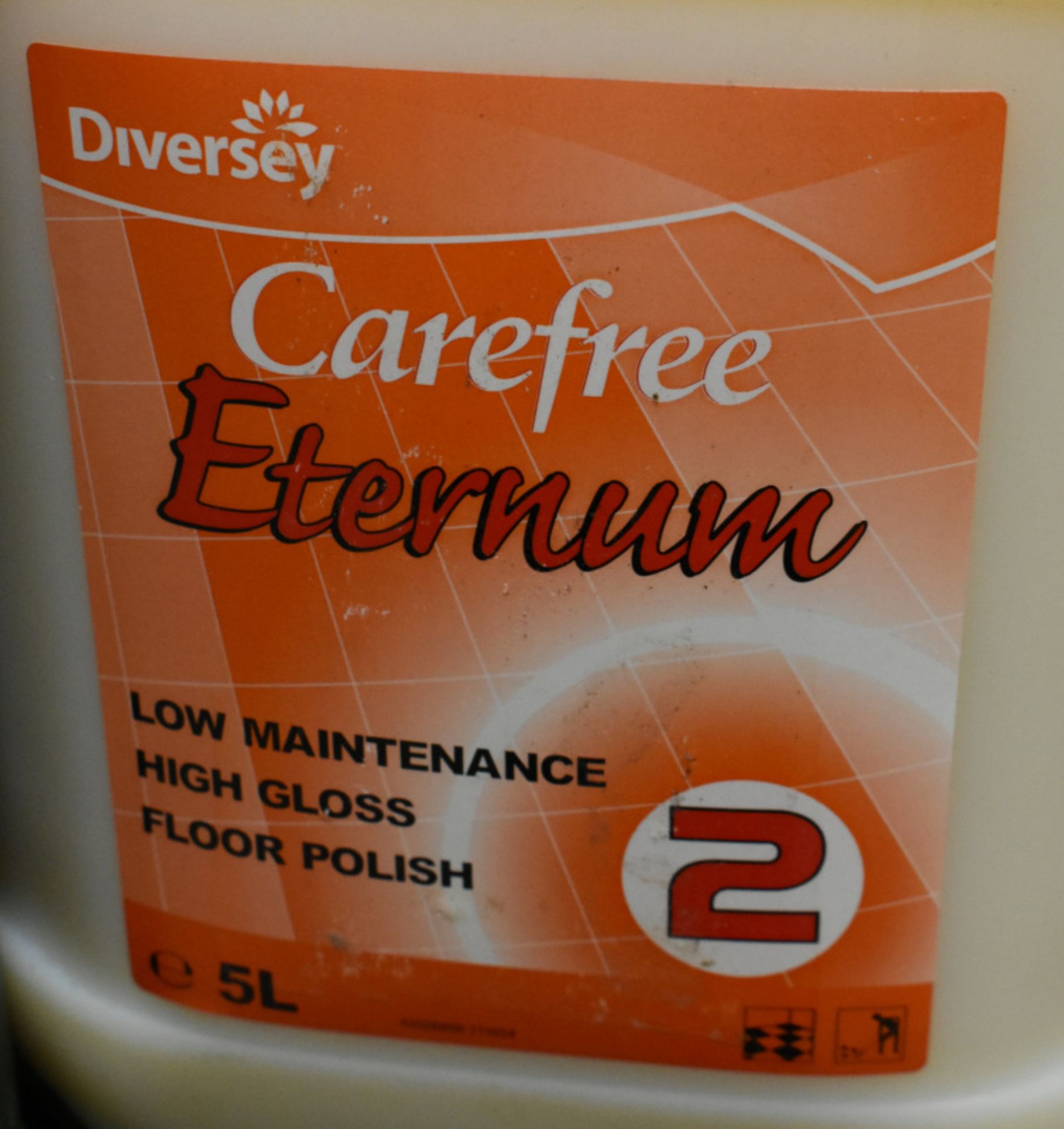 6 x 5L Diversey Carefree Eternum floor polish, 4 x 5L Diversey Break up Degreaser, 20 x 5L - Image 2 of 4