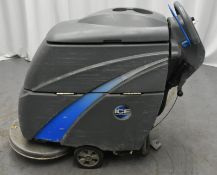 ICE Floor Scrubber Dryer, comes with key, starts and runs- 5891 hours