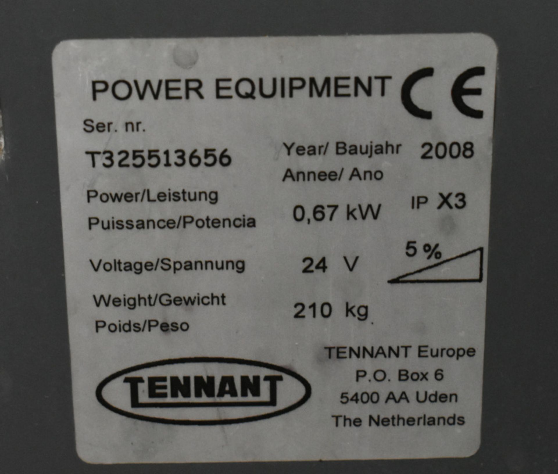 Tennant T3 Fast, comes with key and working charger, starts and runs 1213 hours - Image 7 of 9