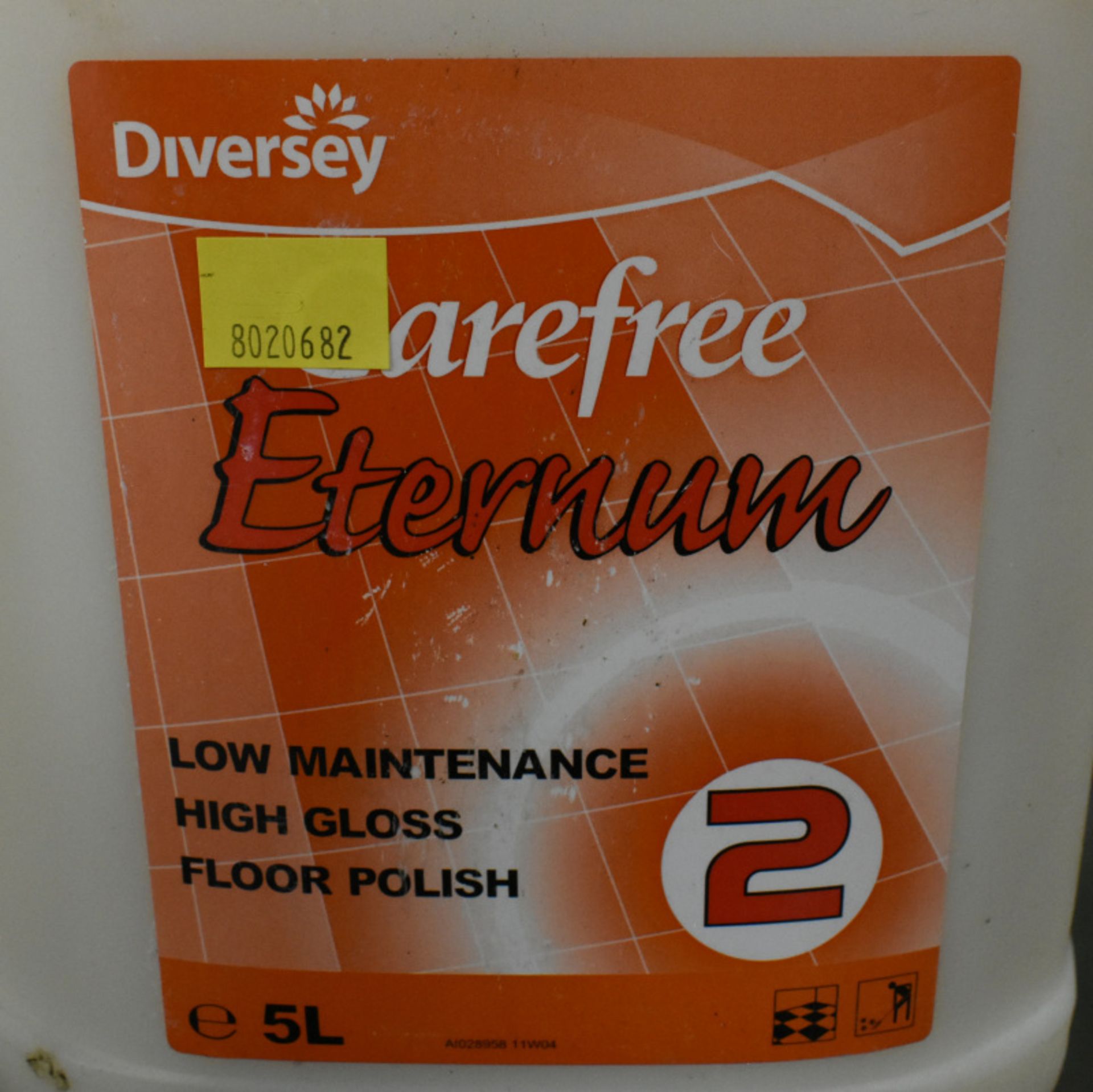 18 x Diversey 5L Carefree Eternum Low maintenance high gloss floor polish - Image 2 of 2