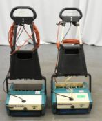 2 x Truvox Multiwash Floor and Carpet Scrubber Dryers, types- MW340/PUMP, both power up