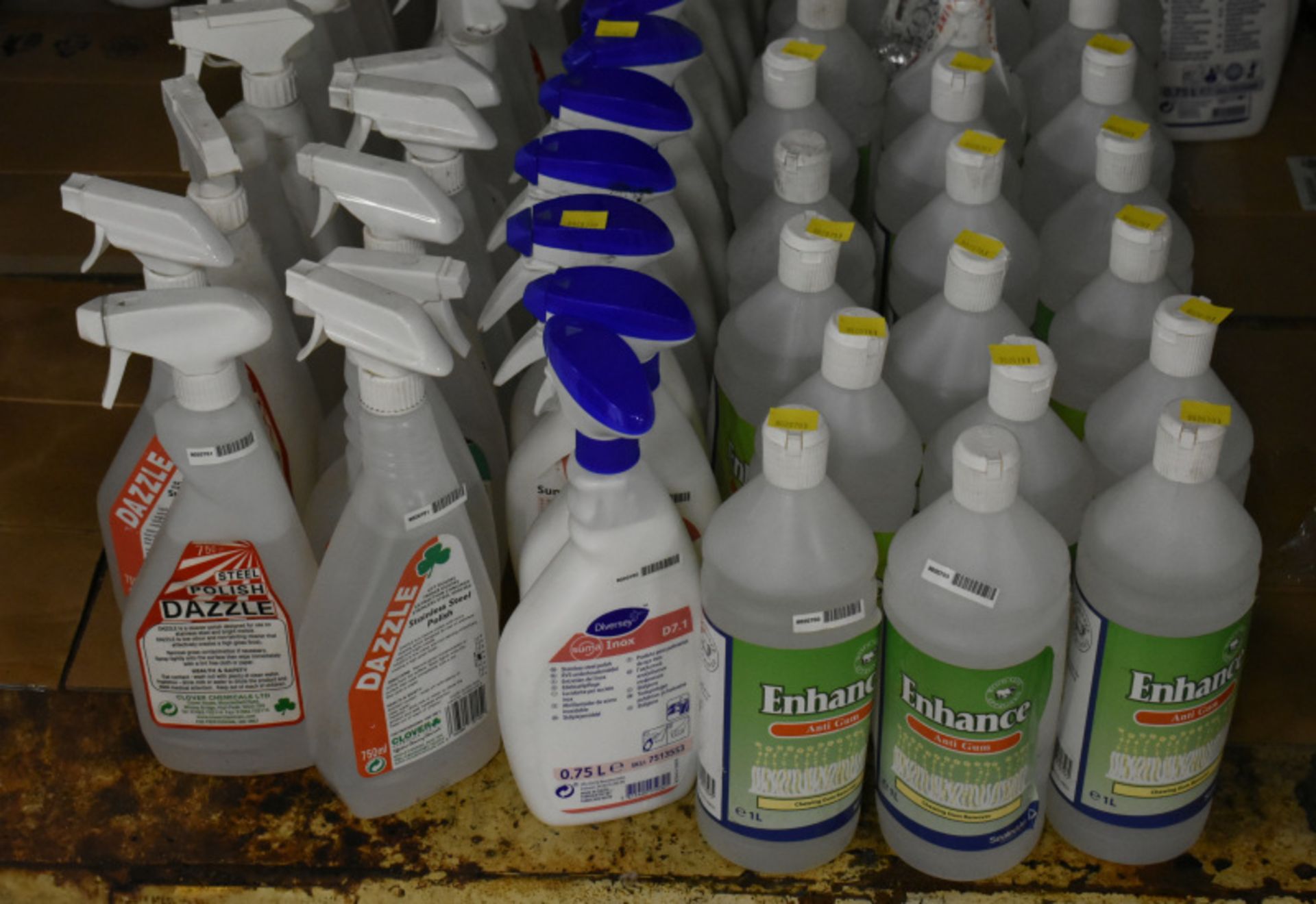 Various Sized Cleaning Commercial Chemical Bottles, please see pictures for examples - Image 3 of 3