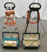 2 x Truvox Multiwash Floor and Carpet Scrubber Dryers, types- MW340 and MW340/ICE