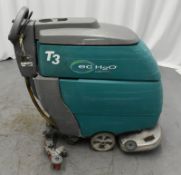Tennant T3 ECH20, comes with key and working charger, starts and runs 1325 hours
