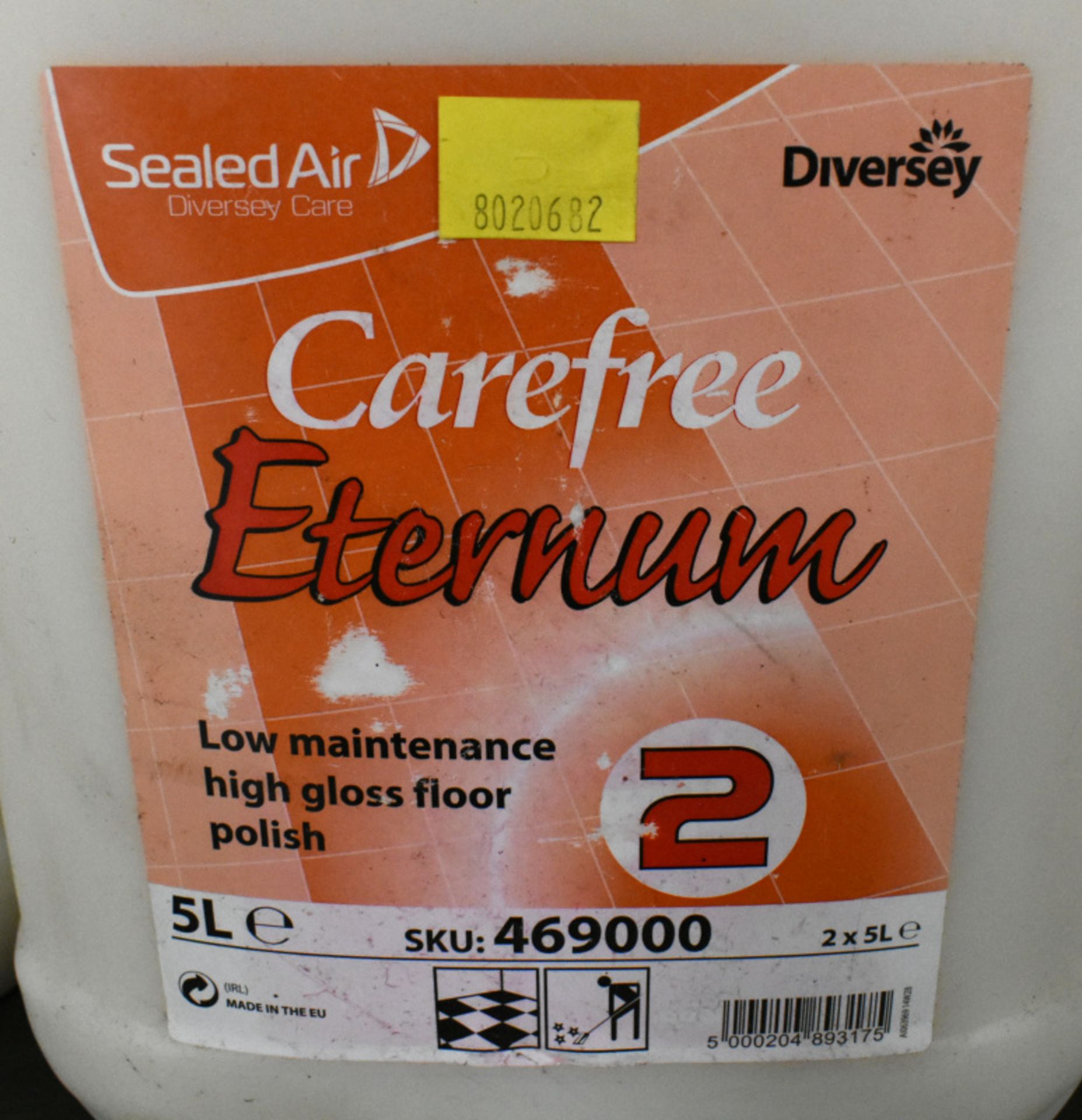 30 x Diversey 5L Carefree Eternum Low maintenance high gloss floor polish - Image 2 of 2