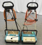 2 x Truvox Multiwash Floor and Carpet Scrubber Dryers, types- MW340 and MW340/PUMP, both p