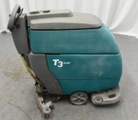 Tennant T3 Fast, comes with key and working charger, starts and runs,1968 hours