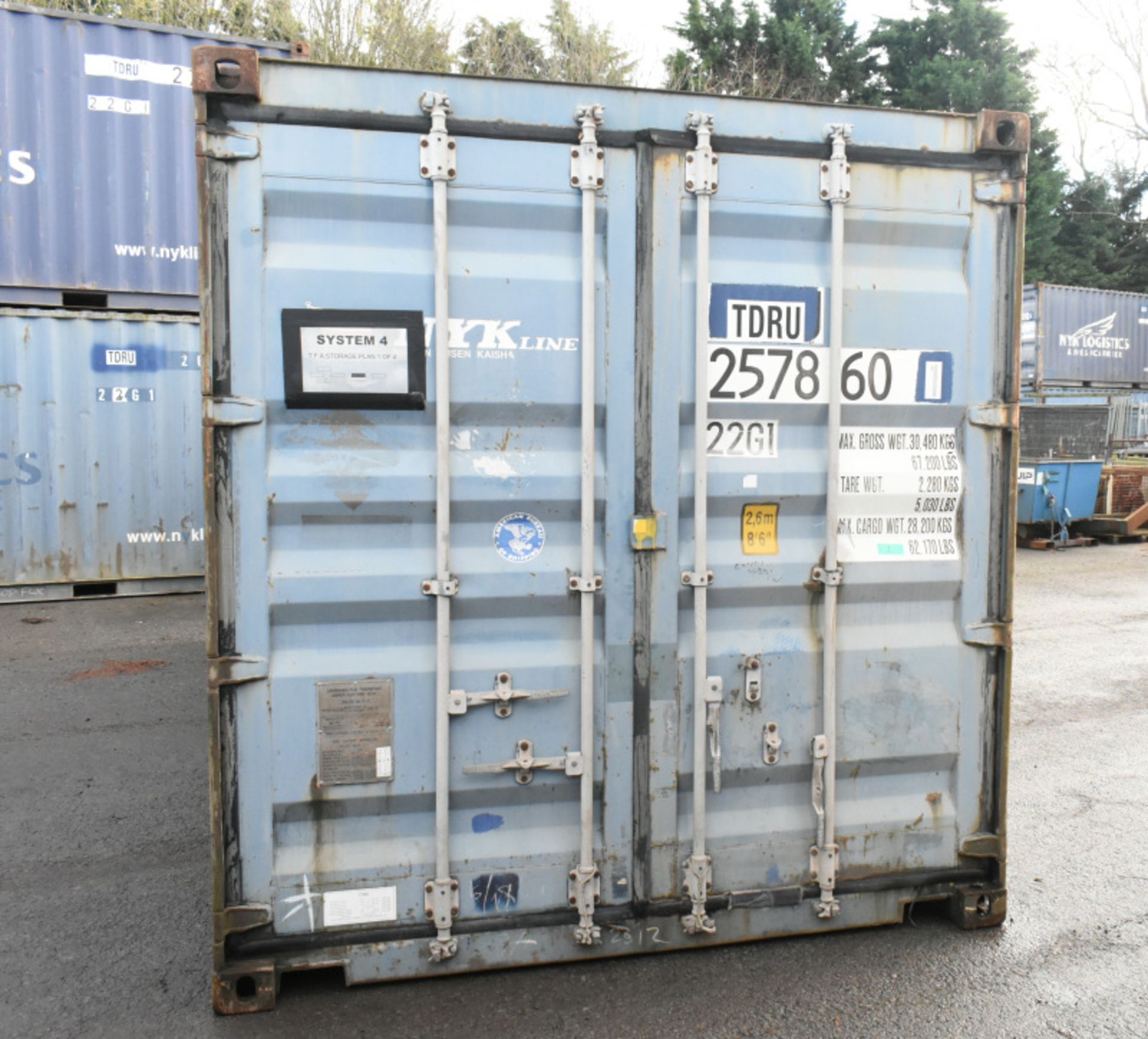 20ft ISO container - L 6.5M x W 2.44M x H 2.6M - Image 2 of 6