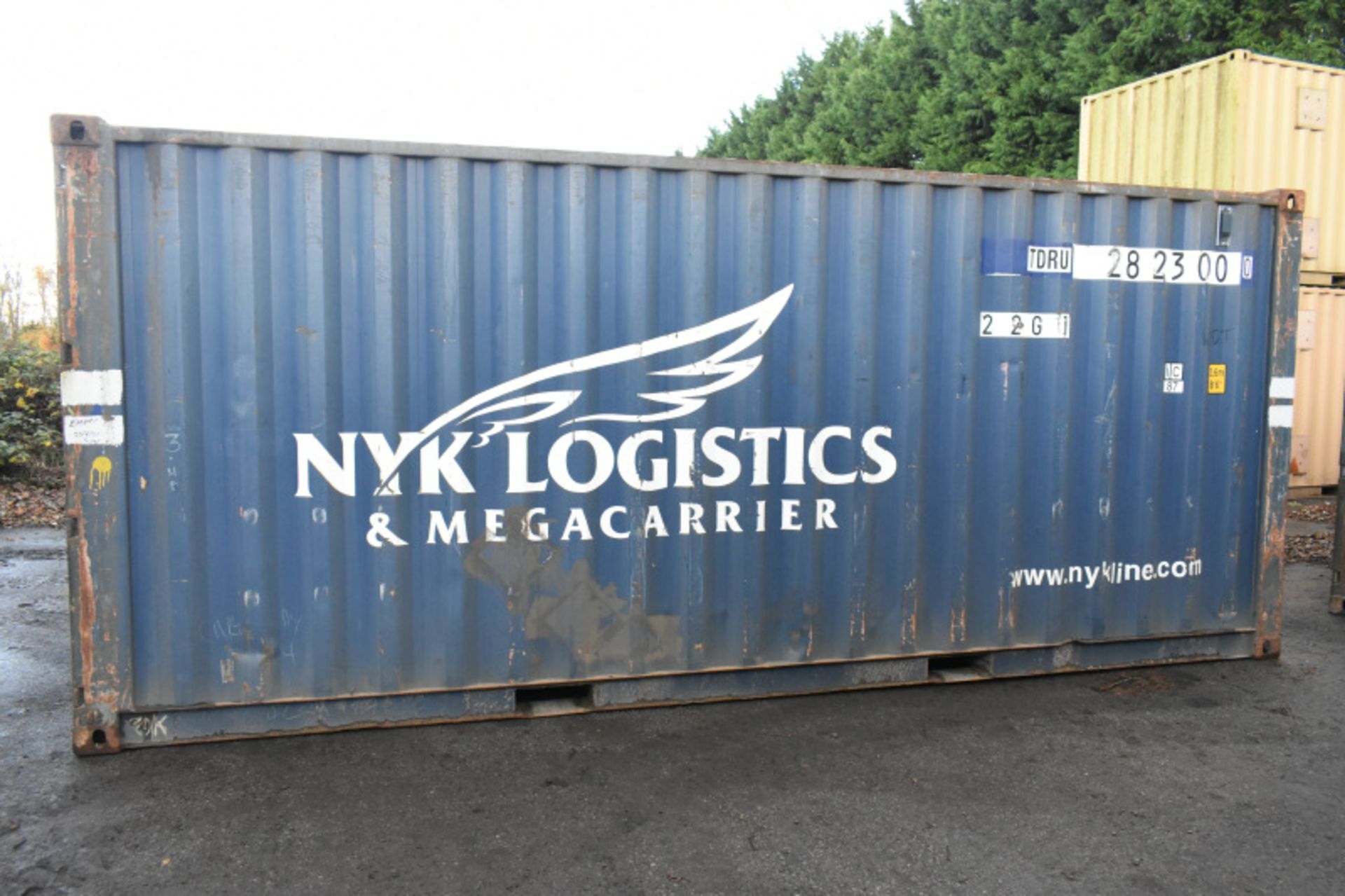 20ft ISO container - L 6.5M x W 2.44M x H 2.6M