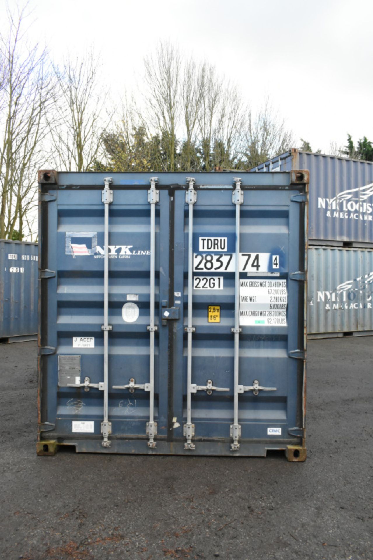 20ft ISO container - L 6.5M x W 2.44M x H 2.6M - Image 2 of 5