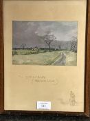 Lionel Edwards, three coloured hunting prints with titled mounts and oak frames (each exterior frame