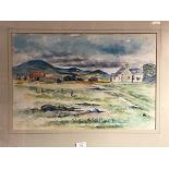 Ian S-K. Macgregor, Tolvah, watercolour, monogrammed lower right, Royal Scottish Society of Painters