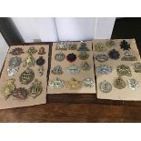 A collection of British military badges (re-strikes) (36)
