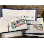 A collection of British stamps mainly British and Colonies First Day Covers, a collection of 22ct