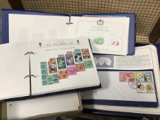 A collection of British stamps mainly British and Colonies First Day Covers, a collection of 22ct