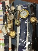A mixed lot of lady's and gentleman's wristwatches, including Longines (9)