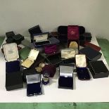 A collection of vintage jewellery boxes (a lot)