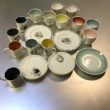 A mixed lot comprising a collection of Susie Cooper for Wedgwood and Susie Cooper china coffee cans,