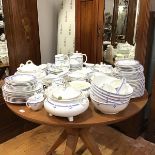 A Royal Crown Derby Grenville pattern tea, dinner and coffee service of approximately 150 pieces,