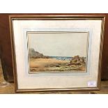 A Fogg, Bude, Cornwall, watercolour, c.1910, ex Tamar Gallery, signed bottom right, label verso (