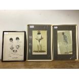 Cricket Interest: a pair of Spy coloured lithographs after Sir Leslie Ward (1851-1922), The Demon