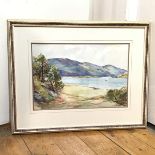 J.R. Maxton, The Kyles of Bute, signed bottom right, label verso, dated 1994 (30cm x 44cm)