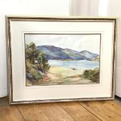 J.R. Maxton, The Kyles of Bute, signed bottom right, label verso, dated 1994 (30cm x 44cm)